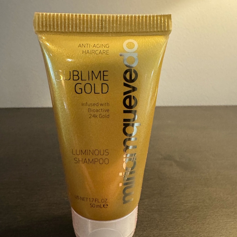 Miriam Quevedo Sublime Gold Luminous Shampoo Travel Size 1.7 oz 50 ml NEW
